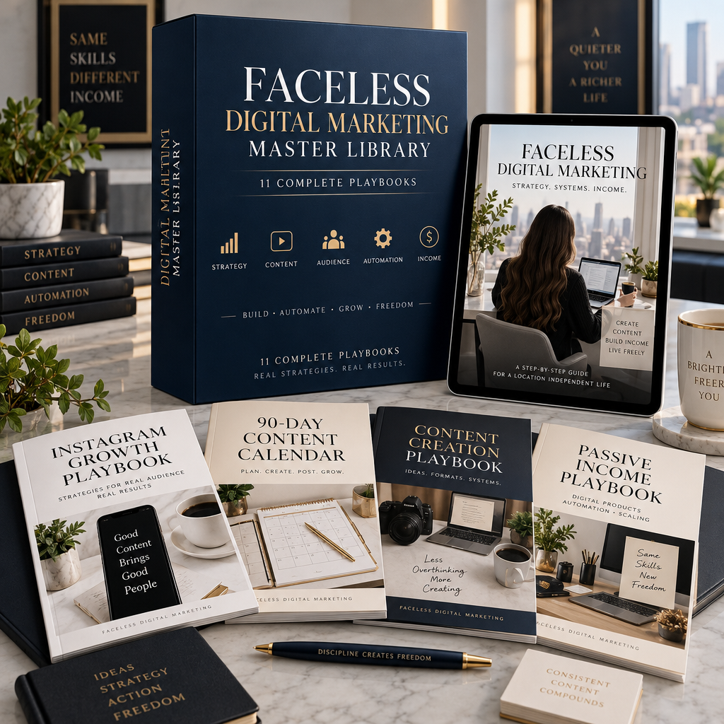 Faceless Digital Marketing Master Library