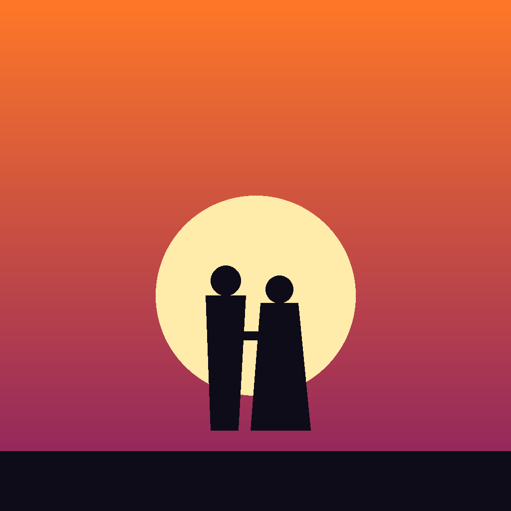 Golden Hour Sunset Couple