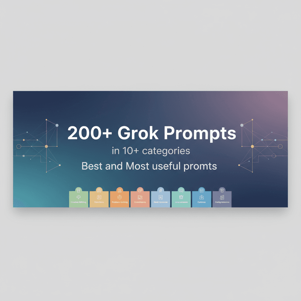 200+ Grok Prompts in 10+ categories: Best and Most useful prompts
