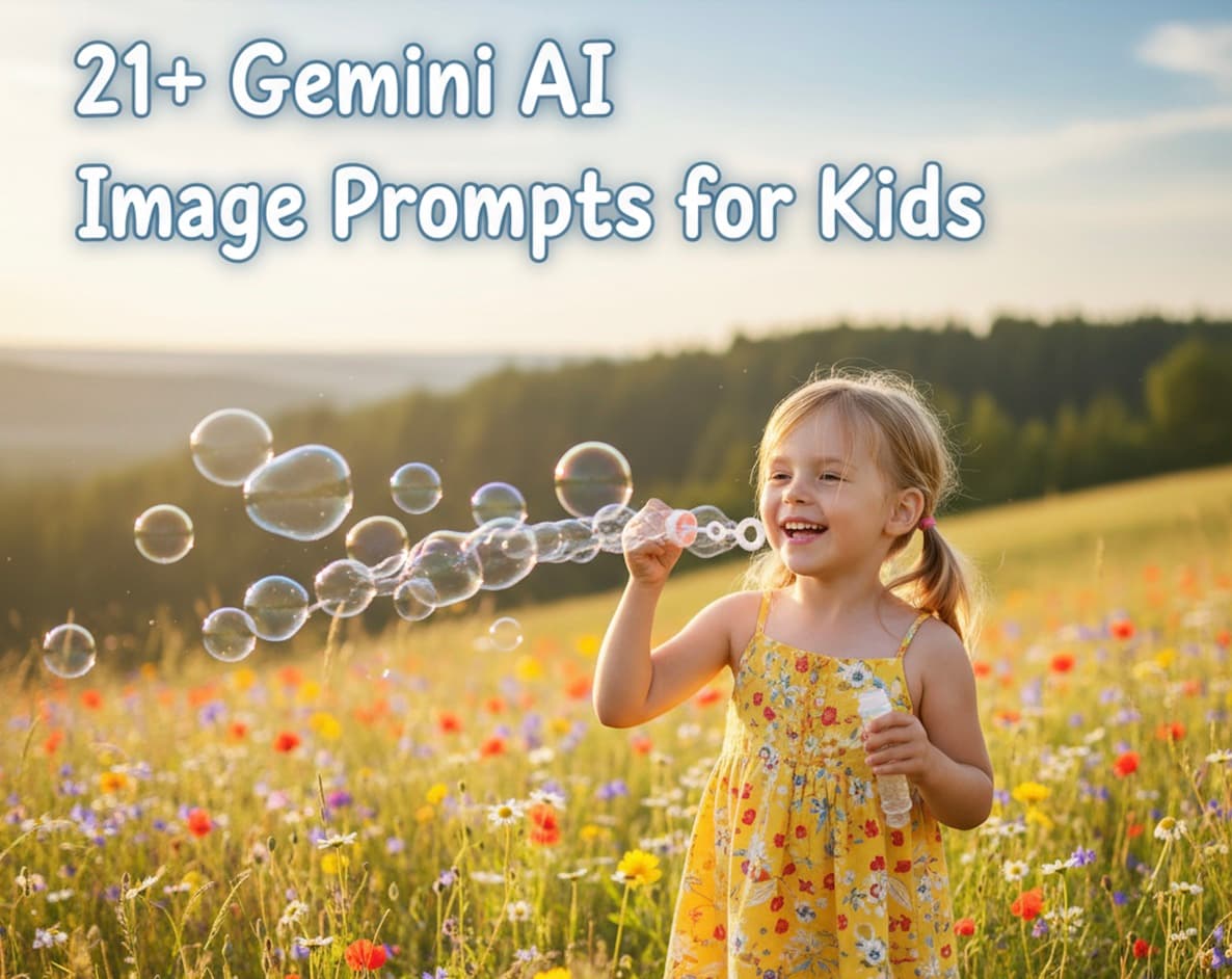 21+ Gemini AI Image Prompts for Kids photoshoot, boys and girls best ideas
