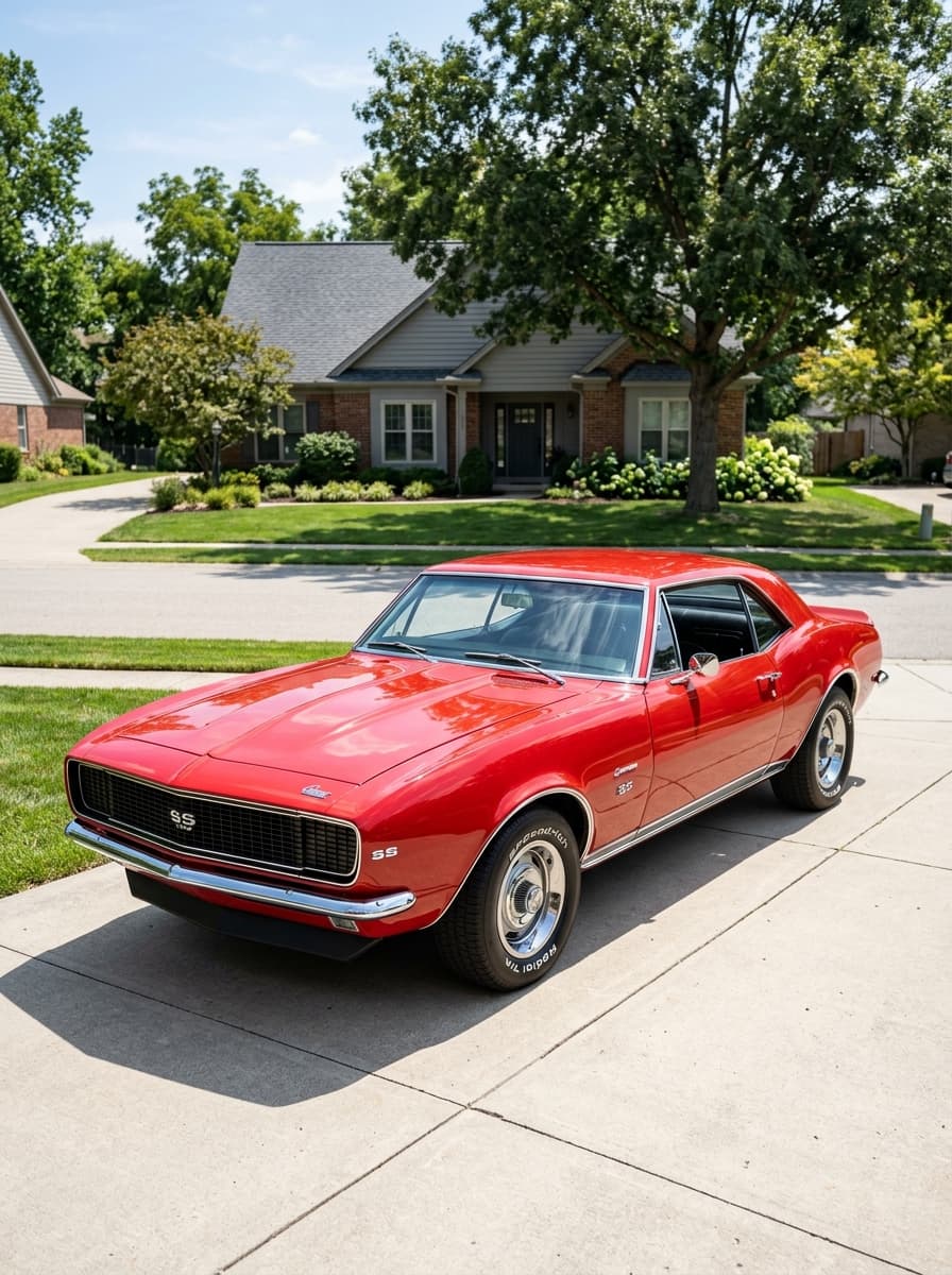 Real photo of 1967 Muscle Car