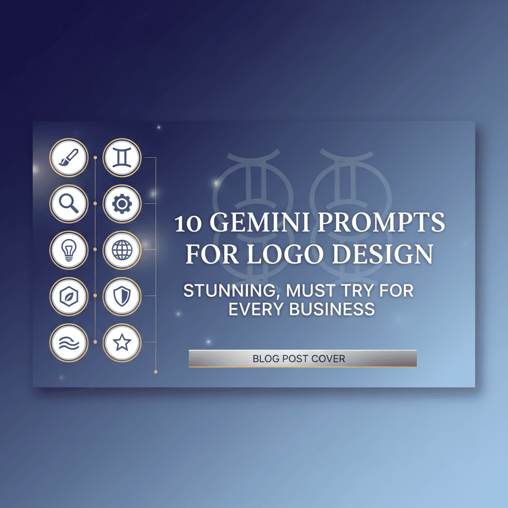 10 Gemini Prompts for Stunning Logo Design, must try for every business