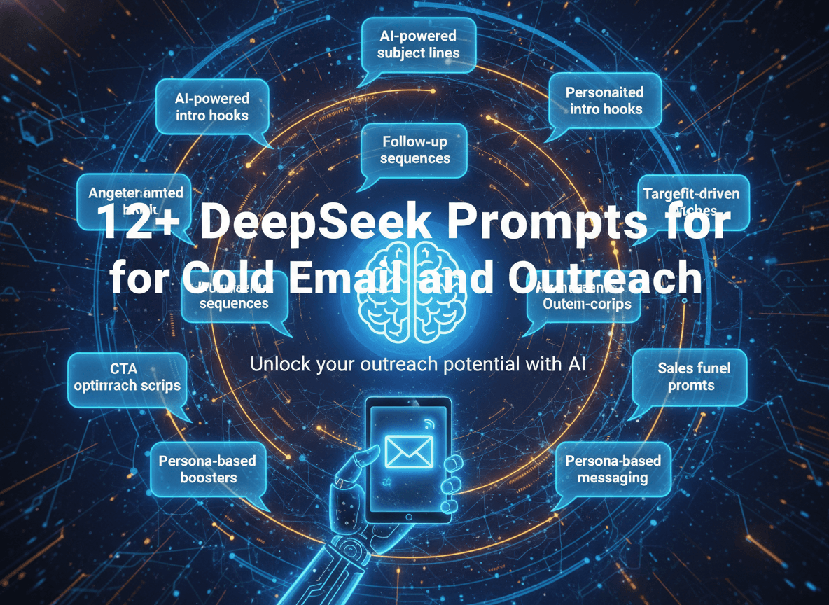 12+ DeepSeek prompts for cold email and outreach