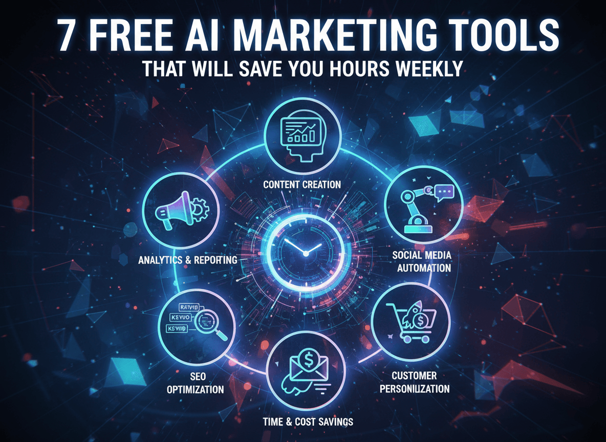 7 Free AI Marketing Tools That Will Save You Hours Weekly