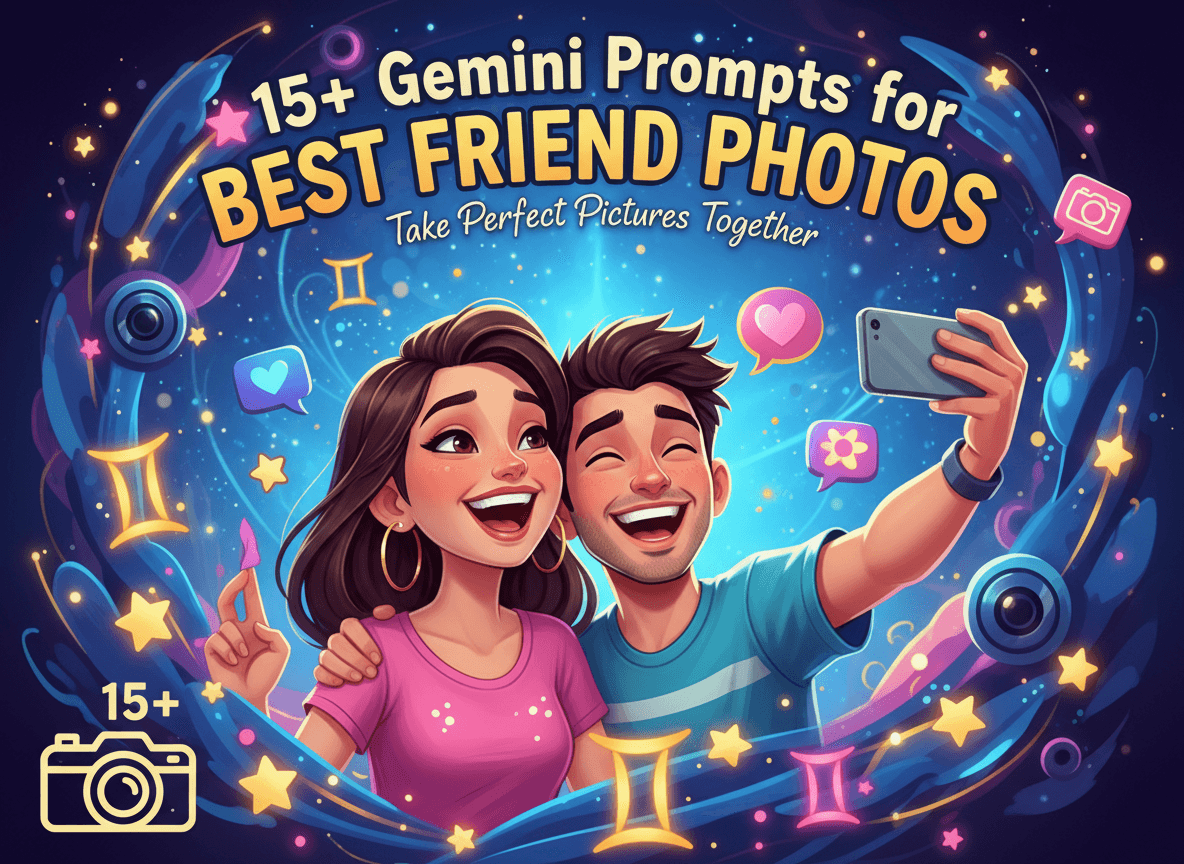 15+ Gemini Prompts for Best Friend Photos: Take Perfect Pictures Together