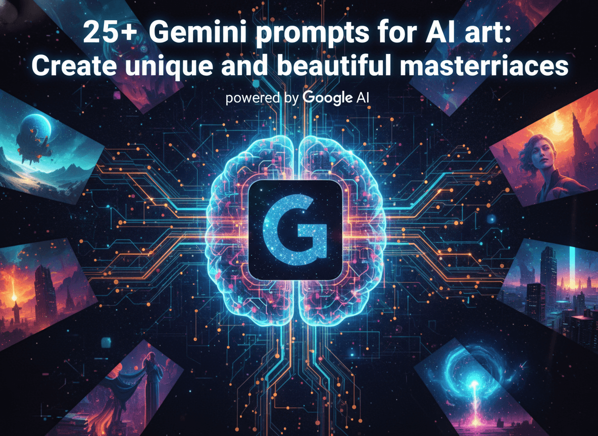 25+ Gemini prompts for AI art: Create unique and beautiful masterpieces