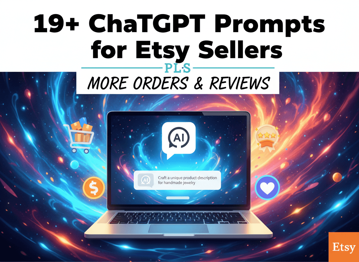 19+ ChatGPT Prompts for Etsy Sellers to get more orders and reviews