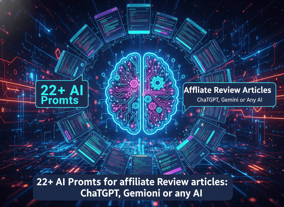 22+ AI Prompts for affiliate review articles: ChatGPT, Gemini or any AI