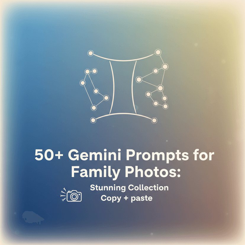 50+ Gemini Prompts for Family Photos: Stunning Collection Copy + paste ...
