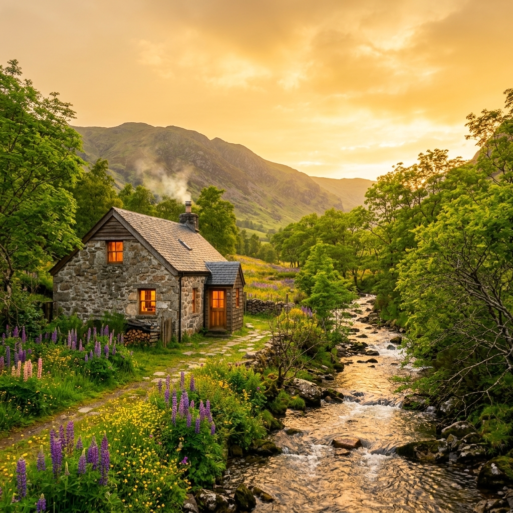 Cottage Golden Hour