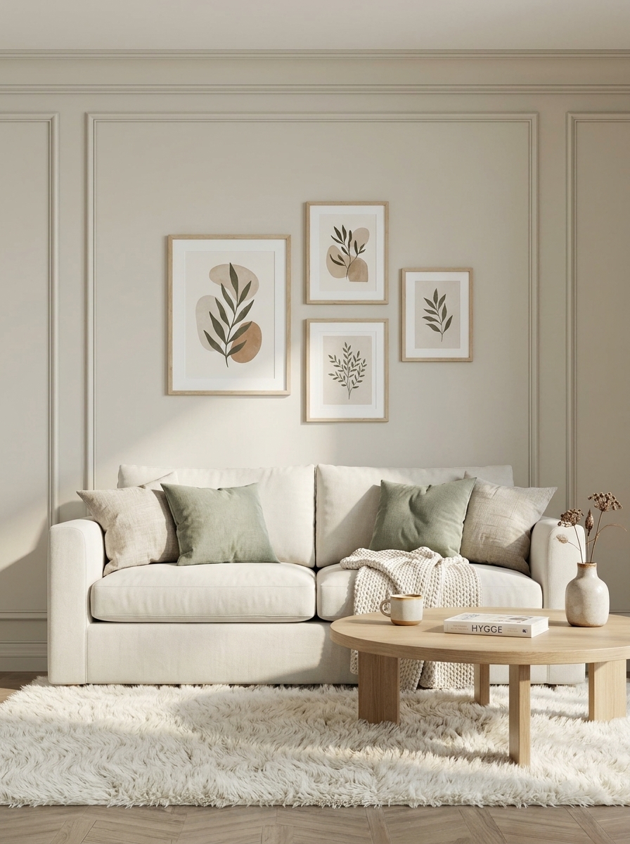 Minimalist Japandi Lounge