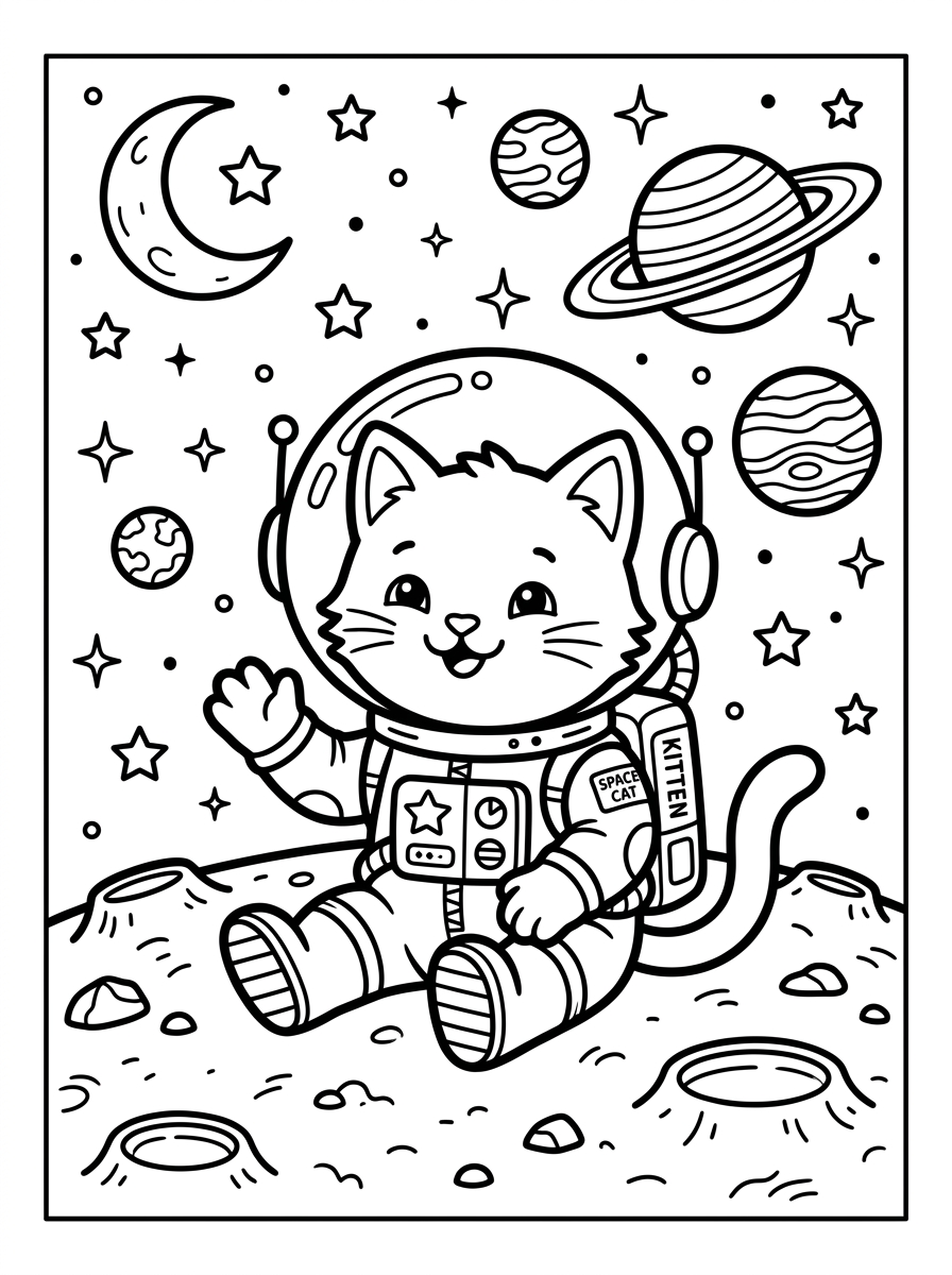 Page 1: Cosmo Lands on the Moon